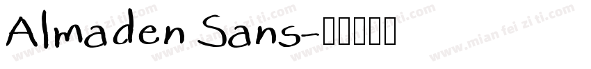 Almaden Sans字体转换